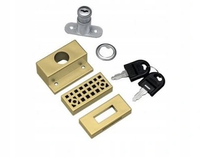 

Zamek do drzwi przesuwnych Szampan