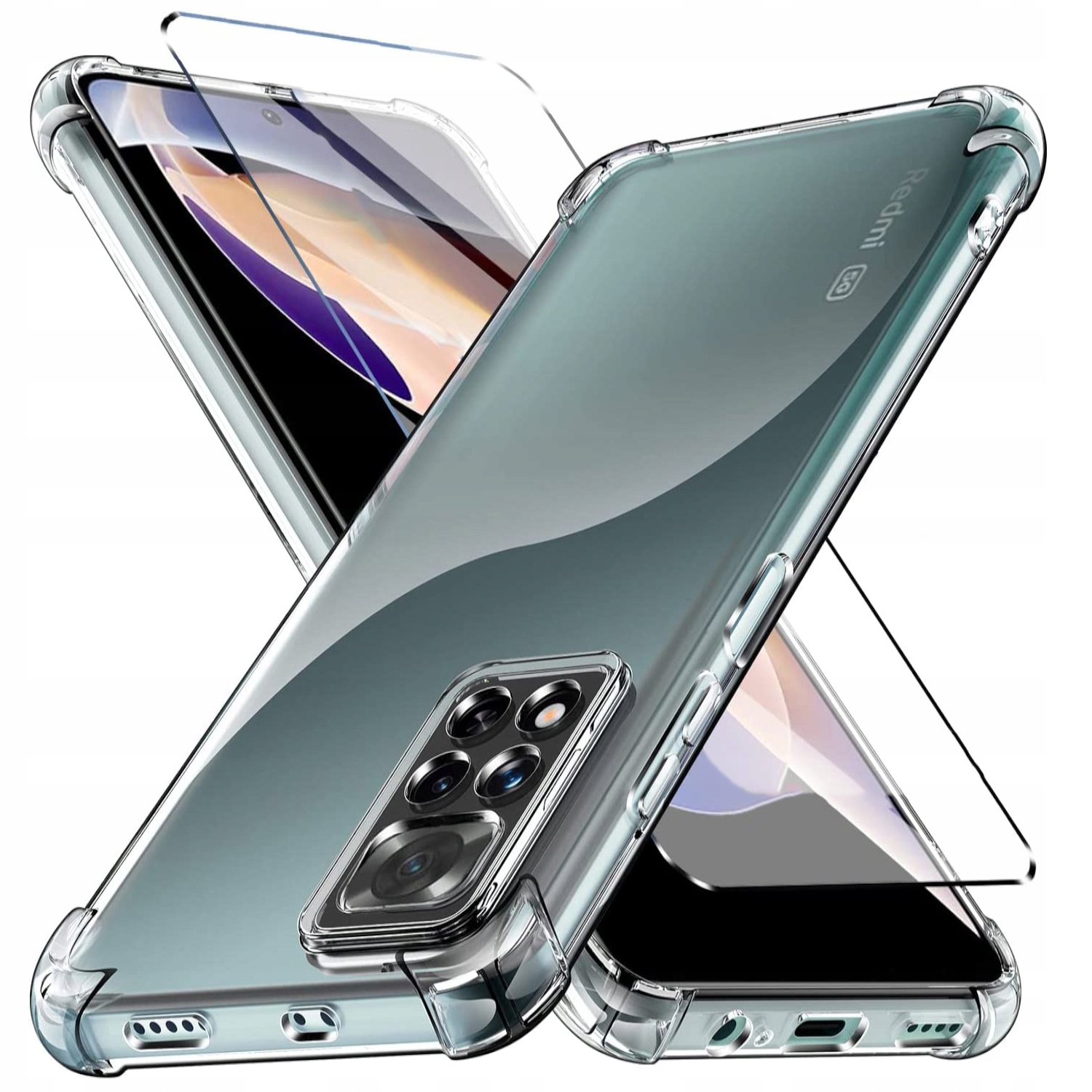 

Etui Anti-shock +szkło do Xiaomi Redmi Note 11 Pro