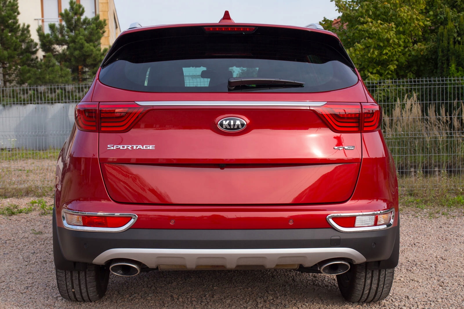 KIA SPORTAGE QL NAKŁADKI LAMP PRZECIWMGIELNYCH TYŁ Producent inny