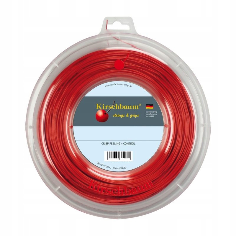 Tenisový výplet Kirschbaum Plx Bobone Cordage Szpula 1,2 mm 200 m Červený