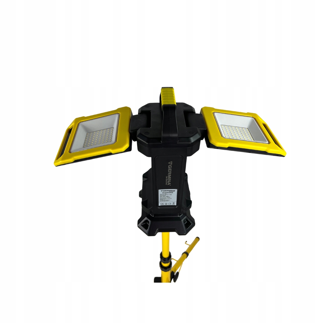 NAŚWIETLACZ LED 50W (2X25W) NA STATYWIE LAMPA WARSZTATOWA 2W1 halogen