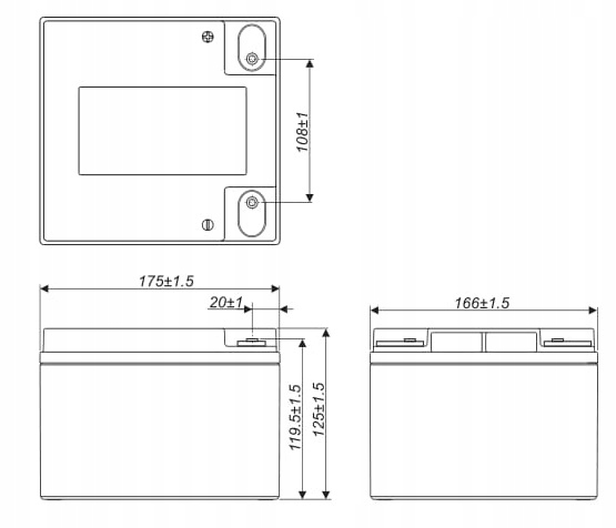 AKUMULATOR BATERIA AGM VRLA EUROPOWER EV 12V 33Ah 33-12 EV33 ALARM CENTRALA Producent Europower