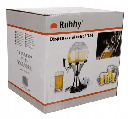 DOZOWNIK DYSTRYBUTOR NALEWAK STOJAK DO PIWA ALKOHOLU 3,5L IMPREZA PREZENT