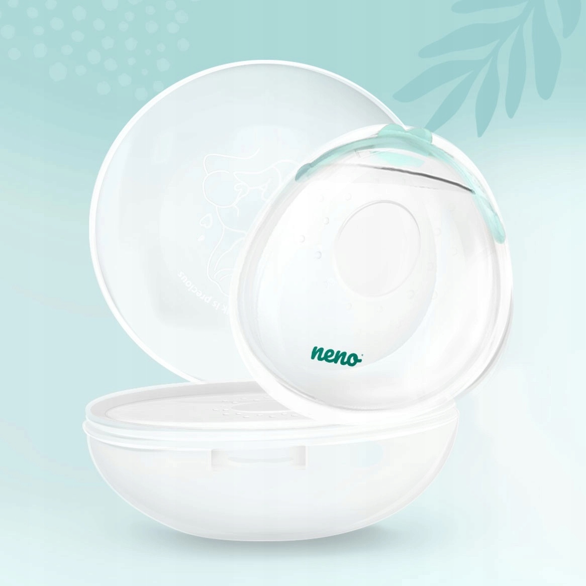 Kolektor na Mleko NENO Silikonowy Claro 2szt+Etui Informacje dodatkowe nie zawiera BPA