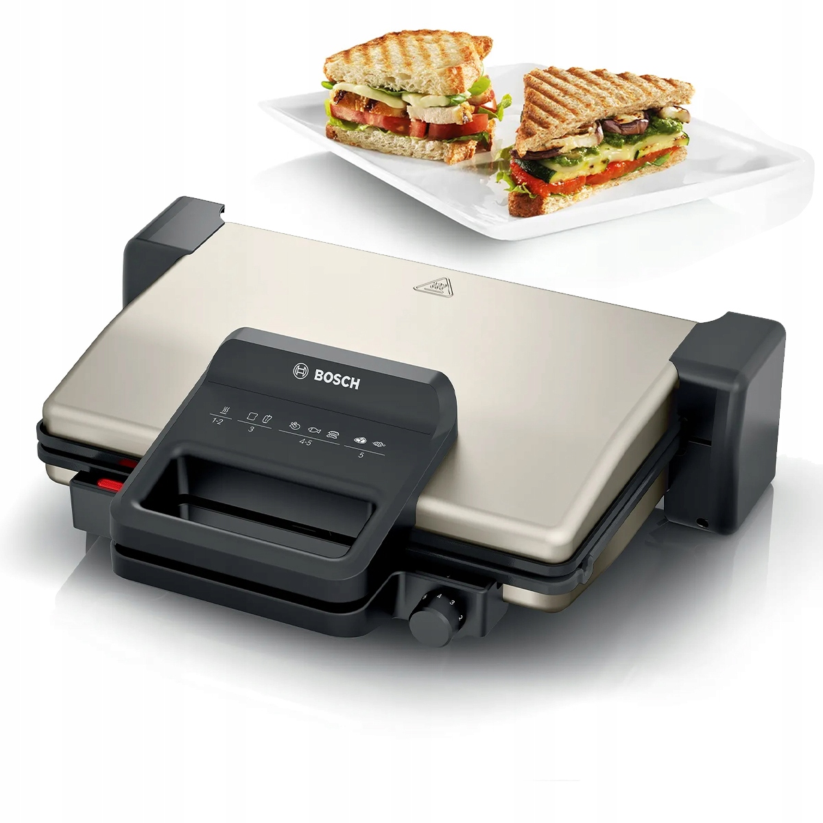 Grill elektryczny Bosch TCG3302 2000W 3w1 Ceramiczny Rozkładany Do zmywarki