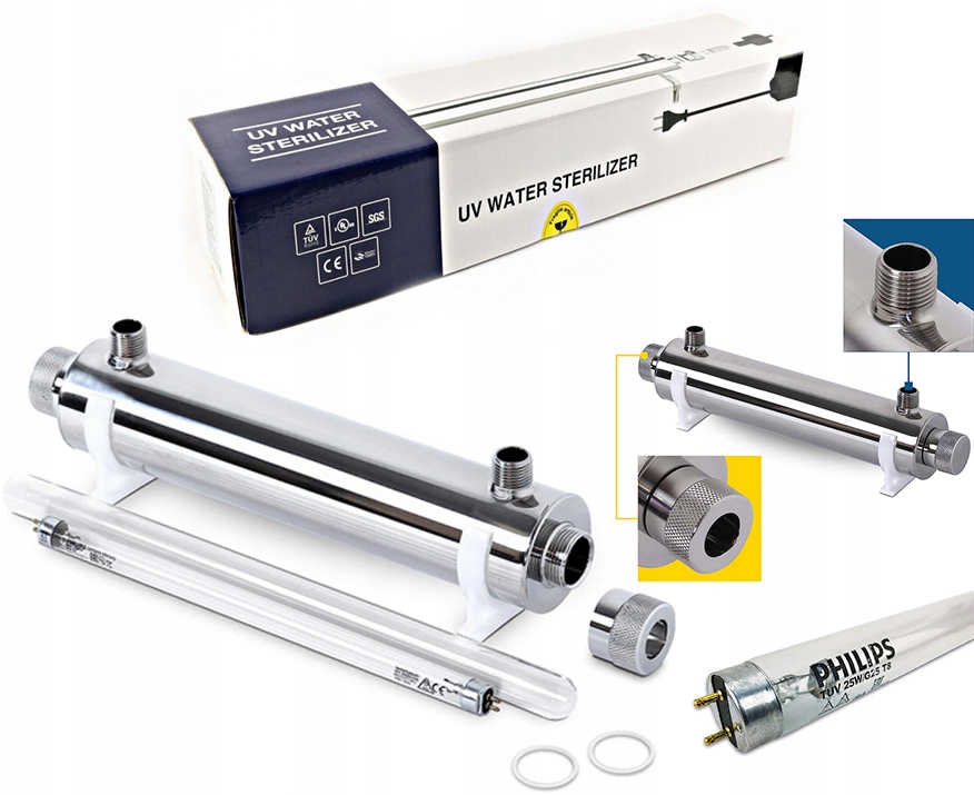 Lampa Vodní Filtr Uv Sterilizátor Baktericidní Lampa 16W Philips Pzh