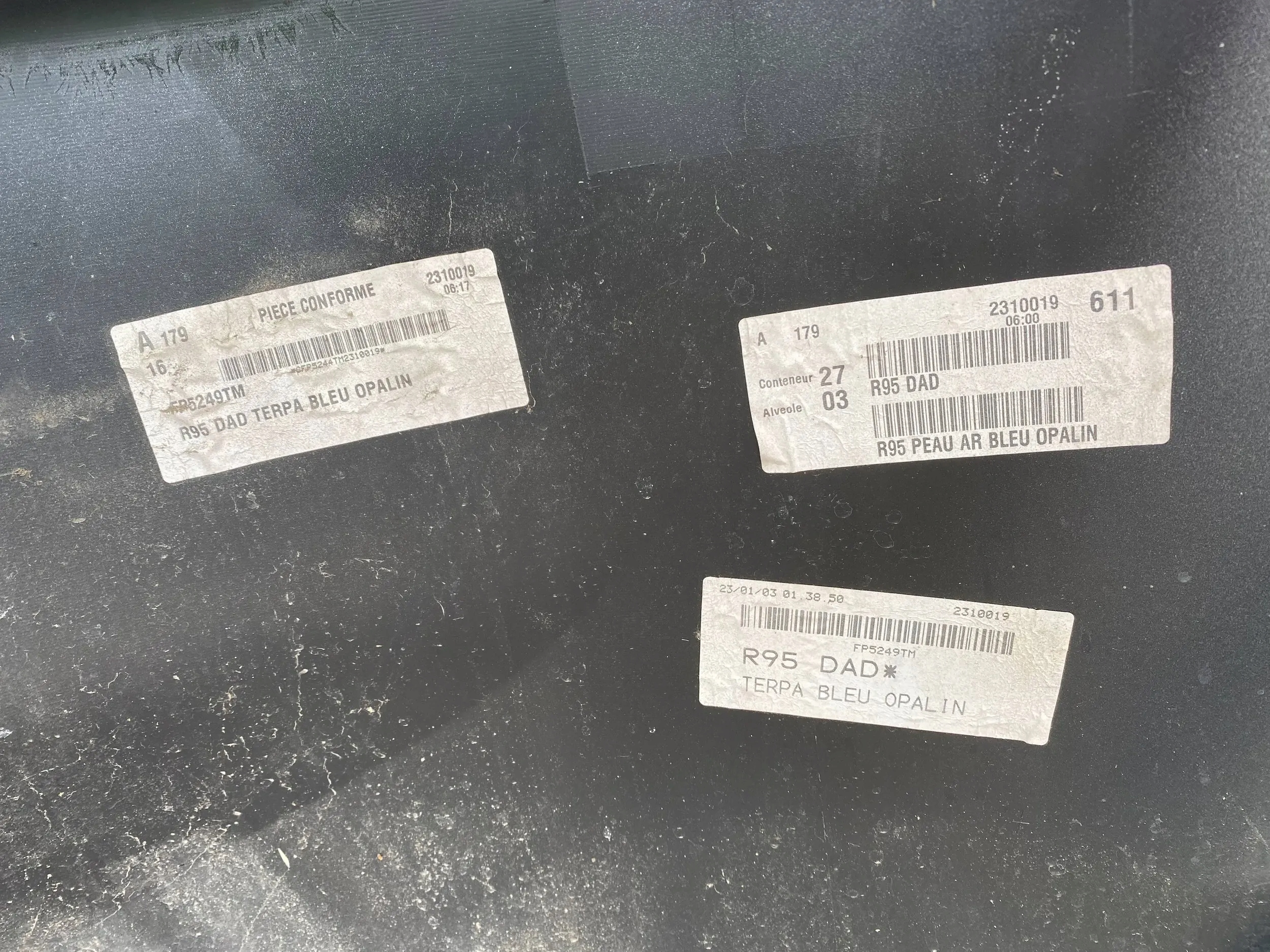 RENAULT SCENIC III complete bumper rear part TERPA