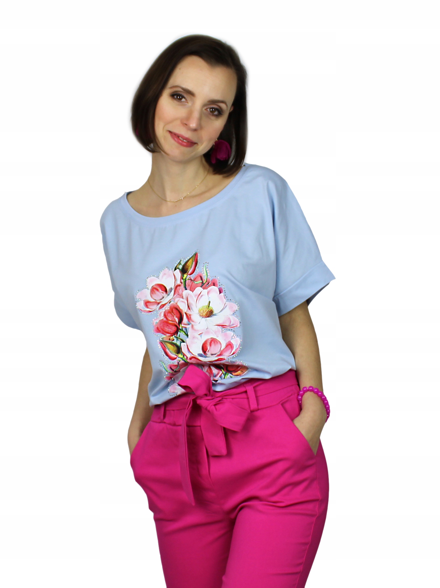 

Bluzka Kwiatowa Megi Collection Uni
