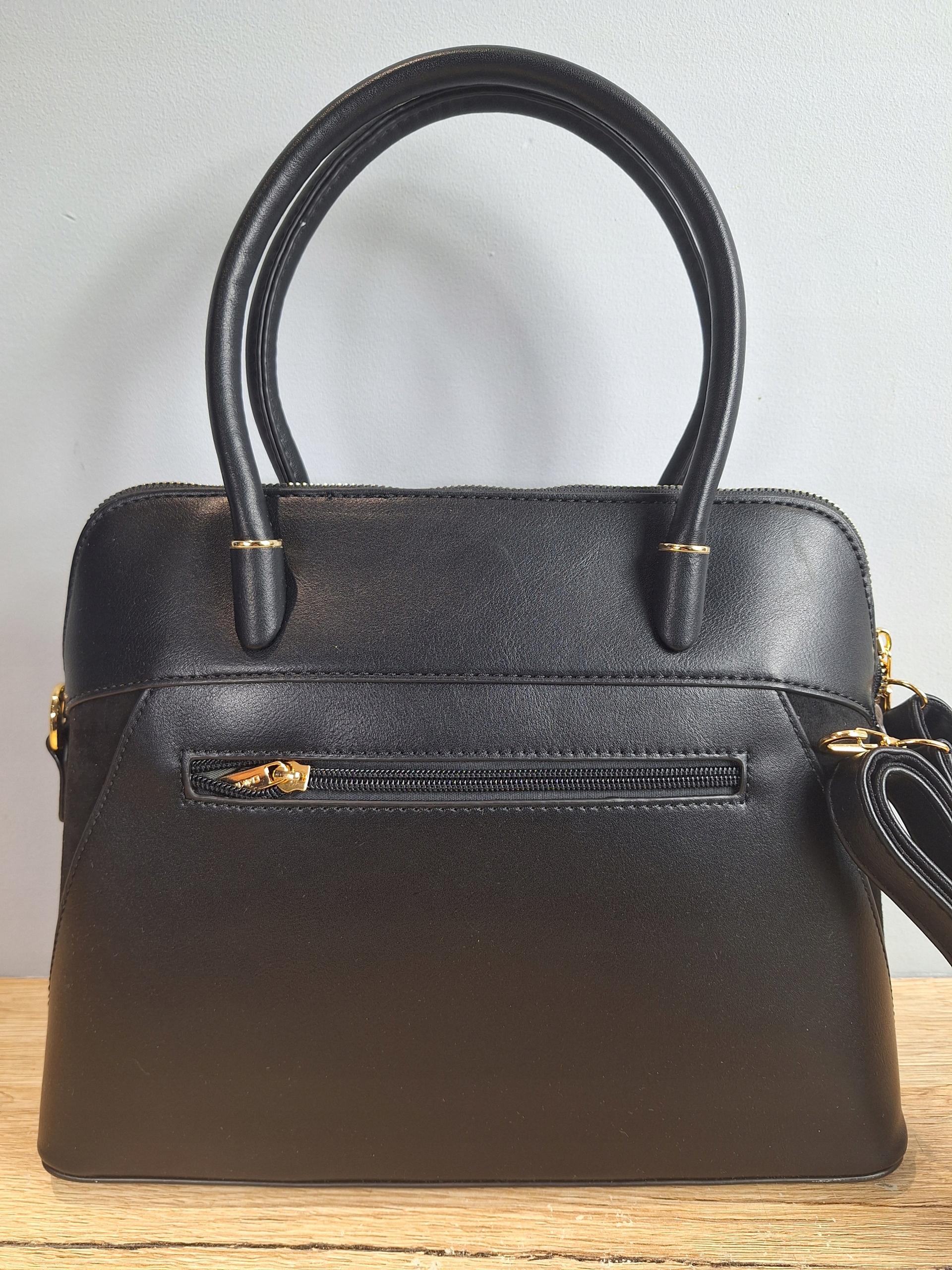 Kuferek DAVID JONES torebka CZARNA matowa DJ Model KUFEREK