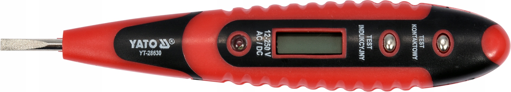 PRÓBNIK NAPIĘCIA LCD 12-250V PROBÓWKA TESTER YATO Marka Yato