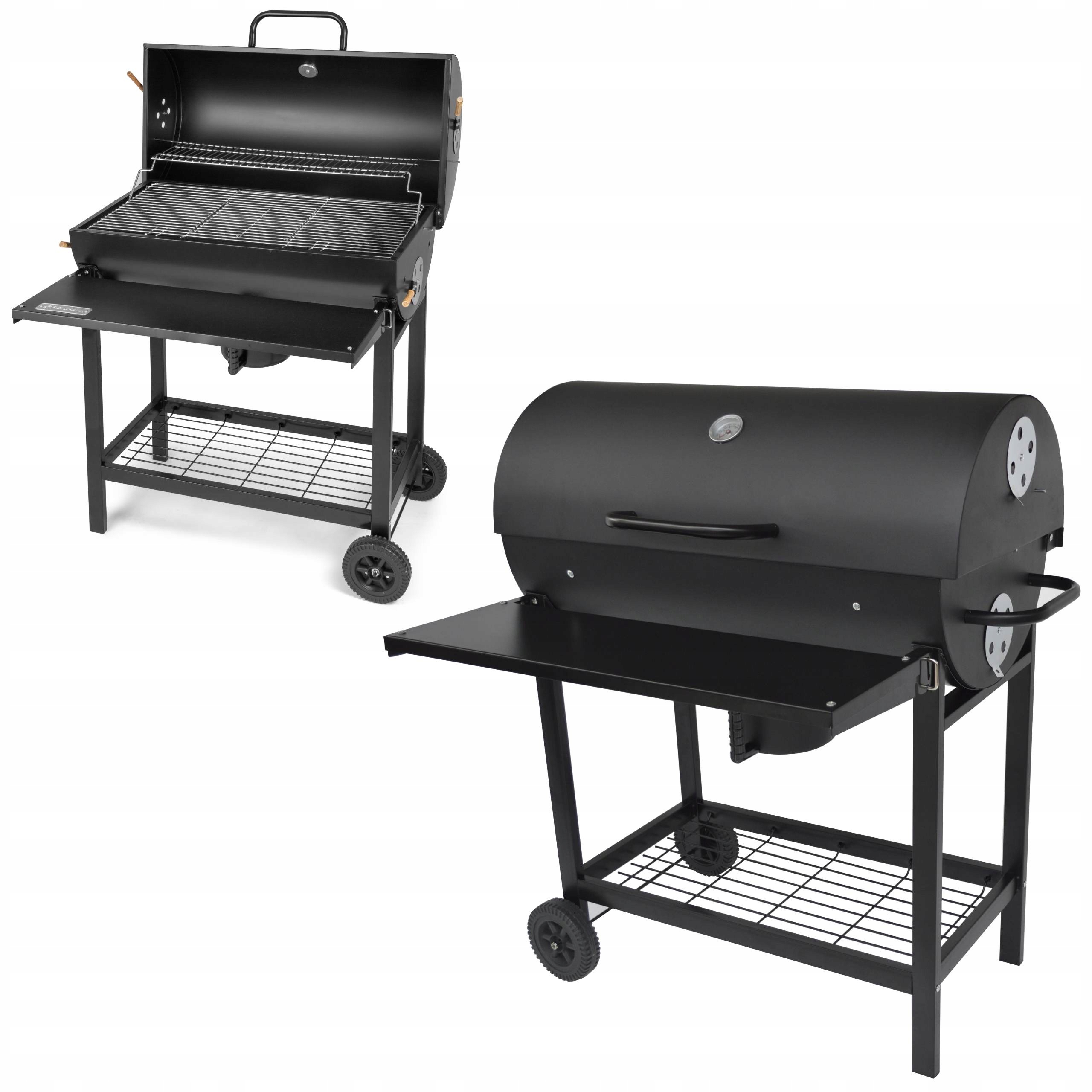 Grill Węglowy Ogrodowy Fieldmann FZG1007 Termometr Półka