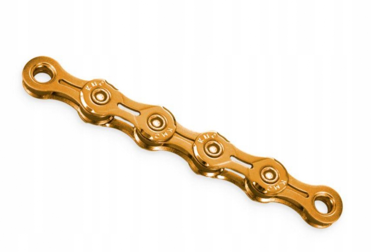 Řetěz na kolo 11rychlostní Kmc X11EL Ti-N Gold 1/2"x11/128"