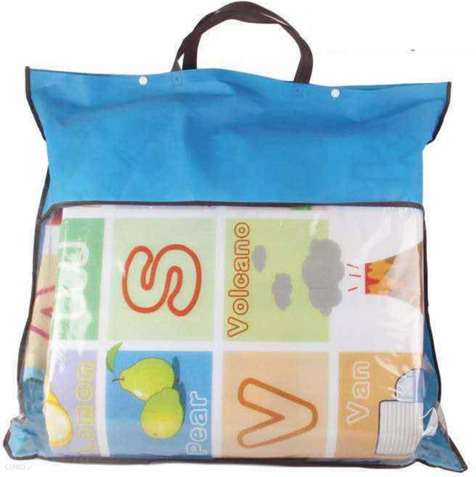 DUŻA PIANKOWA EDUKACYJNA MATA DYWAN 180x180cm Wysokość produktu 0.8 cm