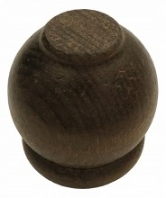 

Końcówka drewniana Kula do karnisza 28mm Brąz