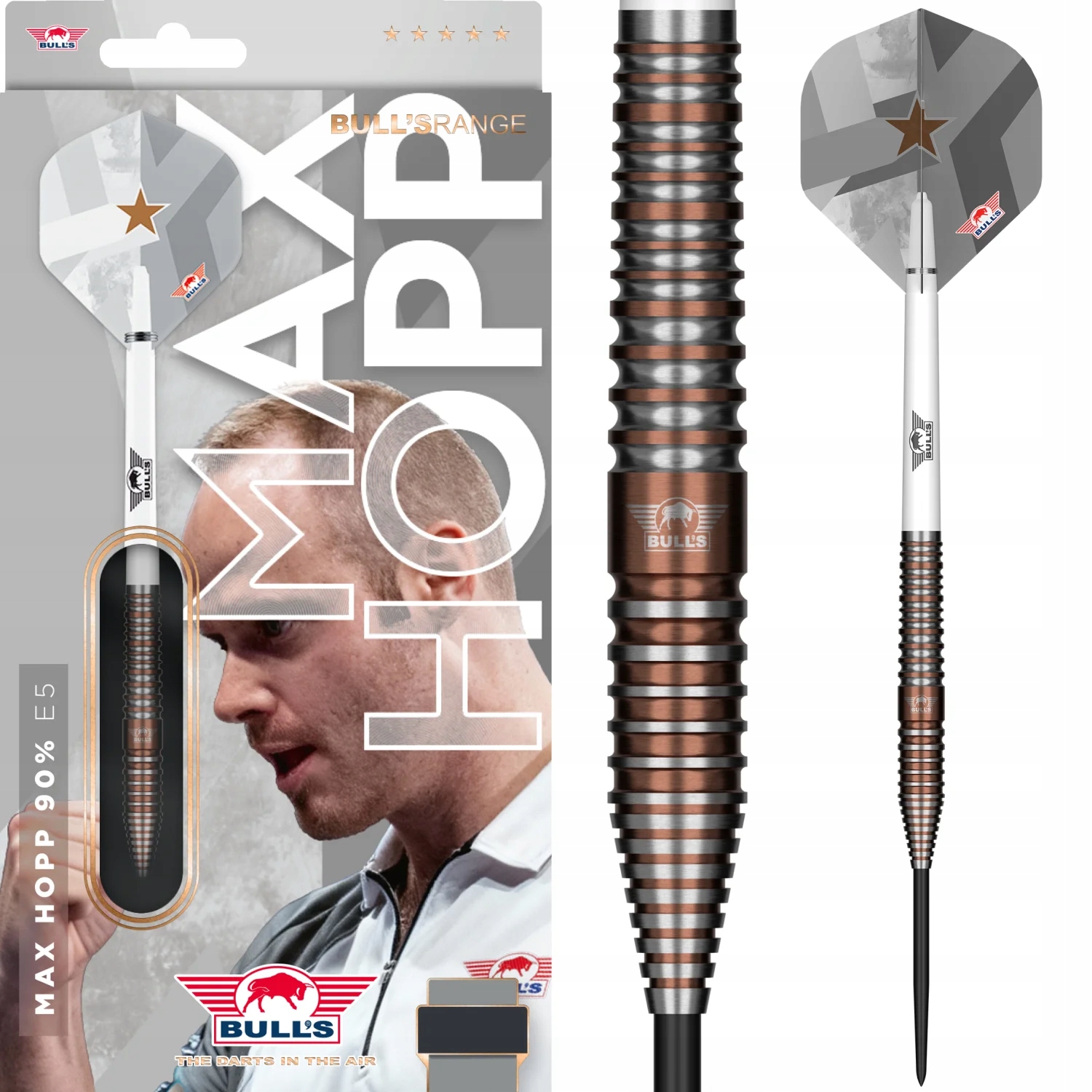 Lotki Rzutki Dart Bulls Max Hopp E5 90% Wolfram 25g