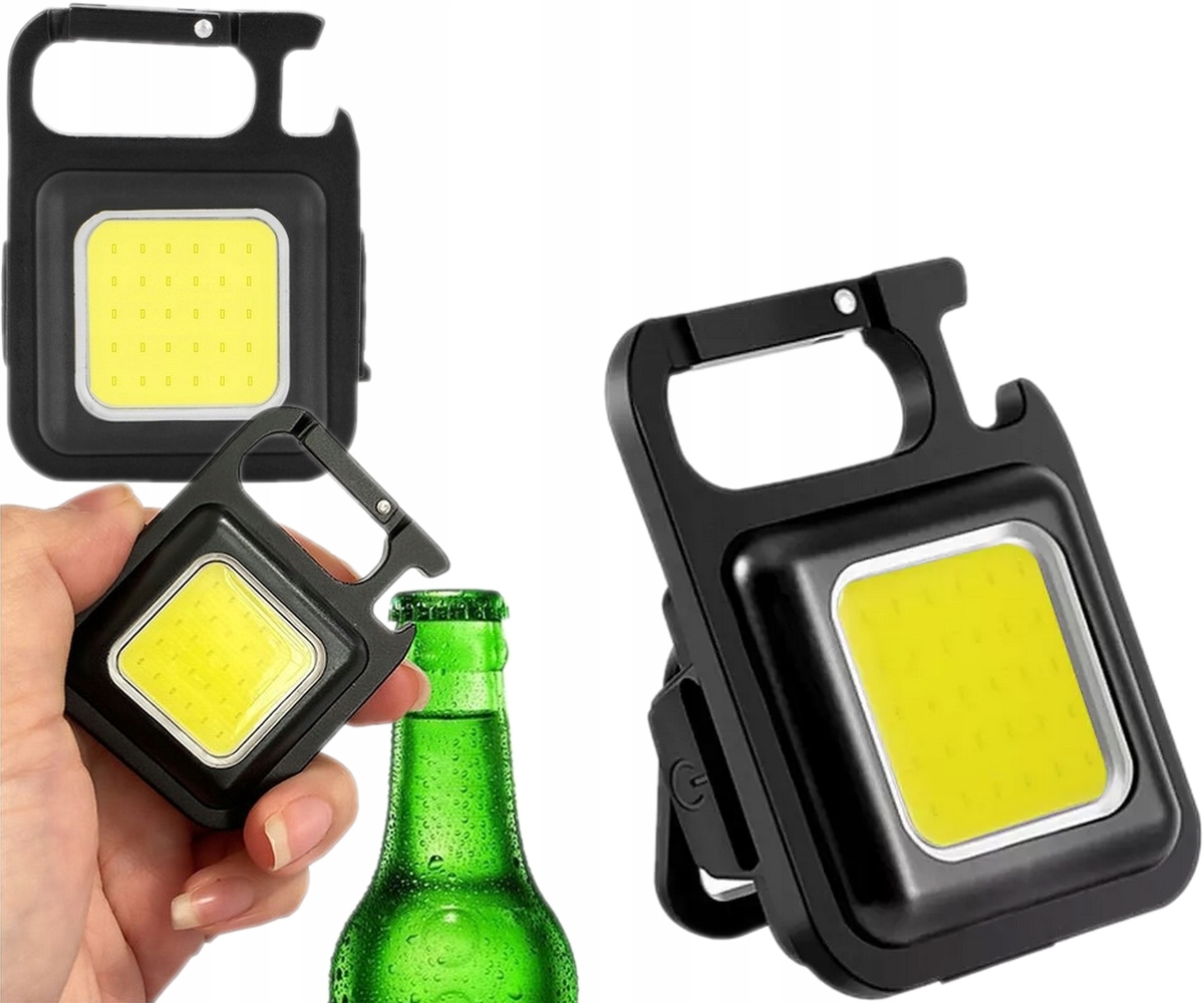 Lampa Halogen na Akumulator Otwieracz Magnes COB!