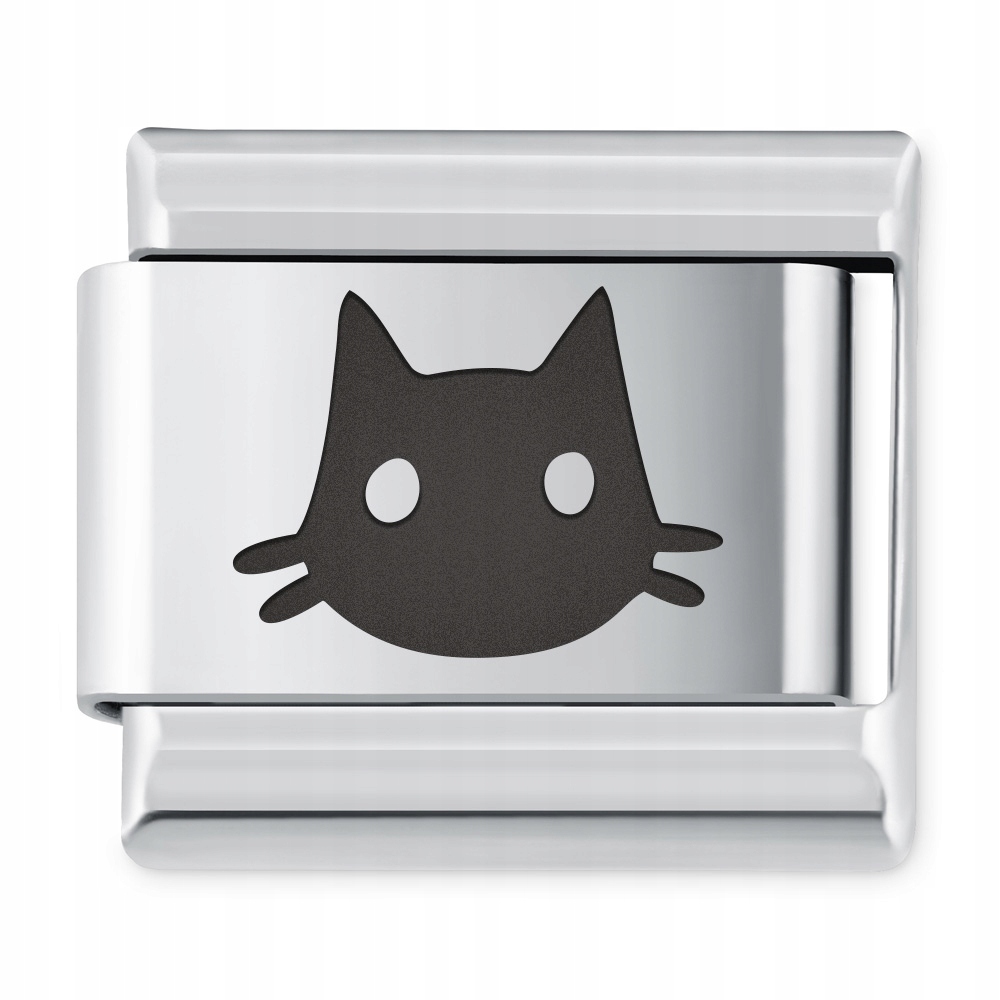 

Italian Charms Symbole Zwierzęta Kotek Grawer