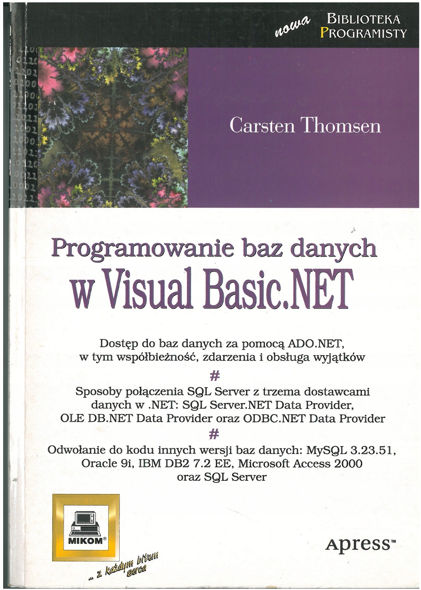 Programowanie baz danych w Visual Basic. Net