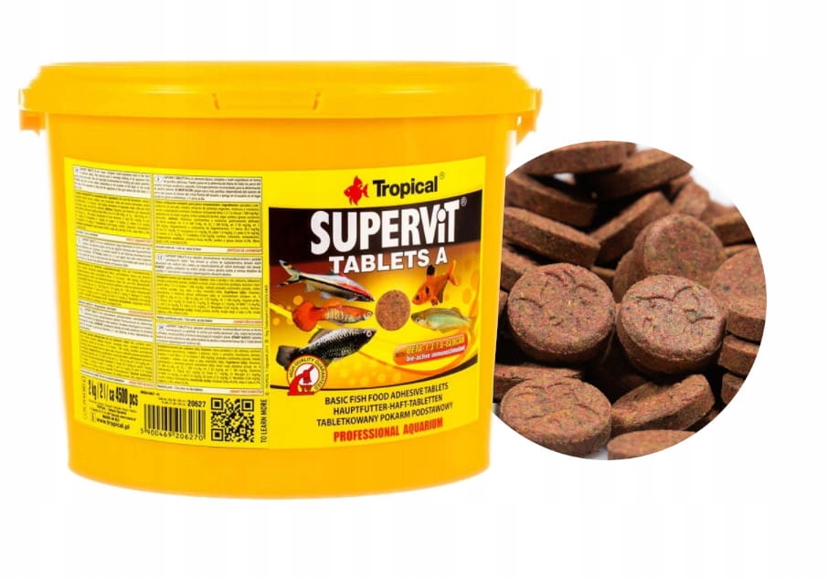 Tropical Supervit Tablets A krmivo 2 kg 4500 kusů