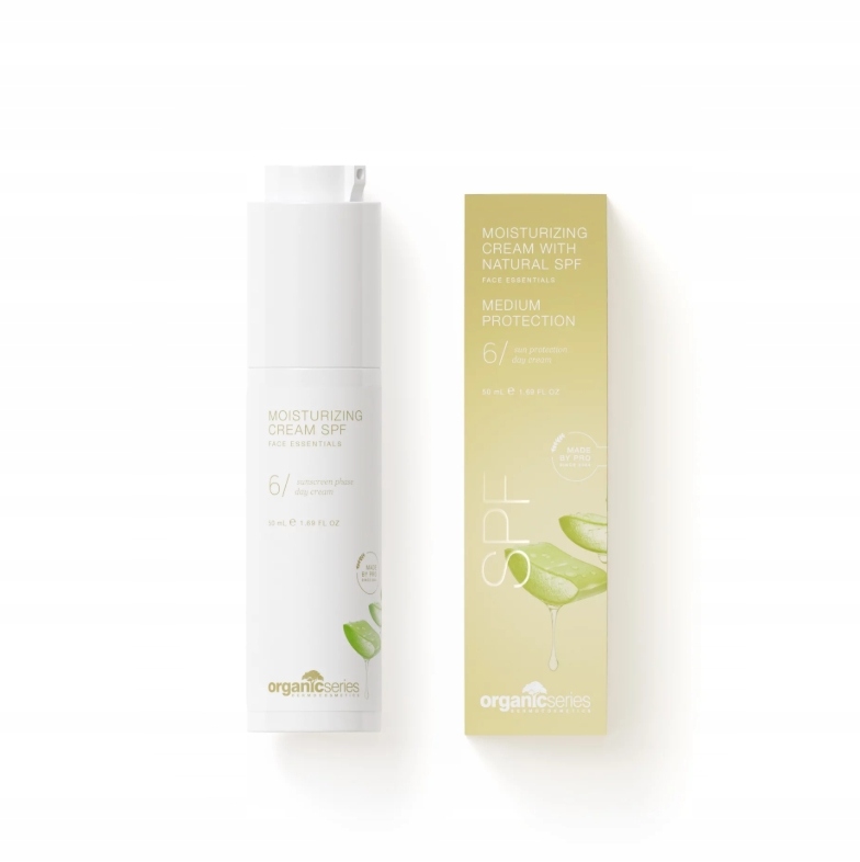 Organic Series Nawilżający Krem z Naturalnym Filtrem Spf na dzień 50 ml