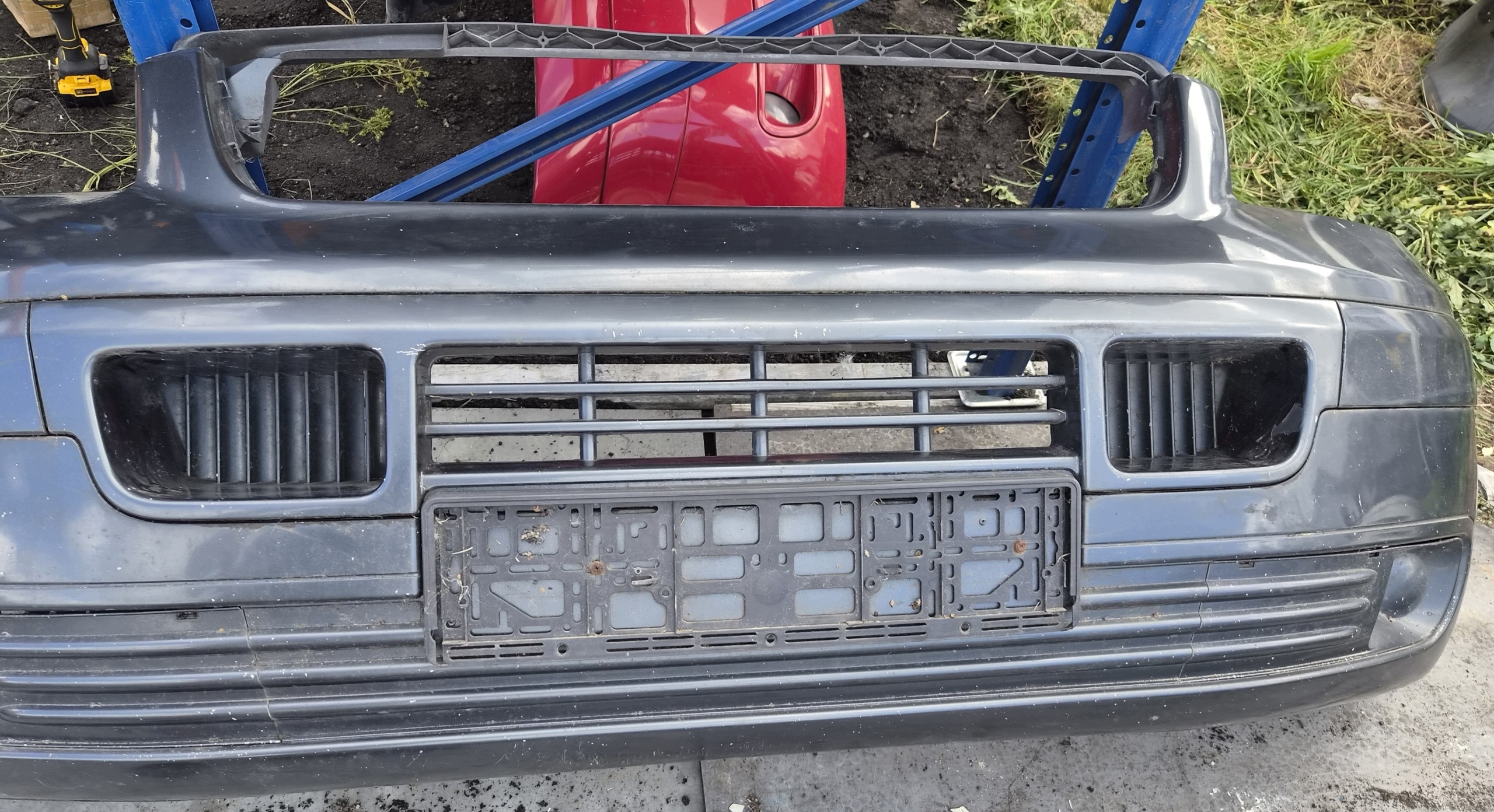 VW T5 Frontstoßstange vorne Caravelle Multivan grau LD7U