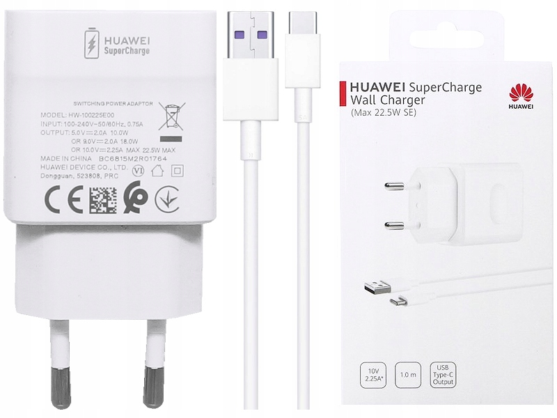 

Ładowarka Sieciowa Huawei Supercharge 22.5W Usbc