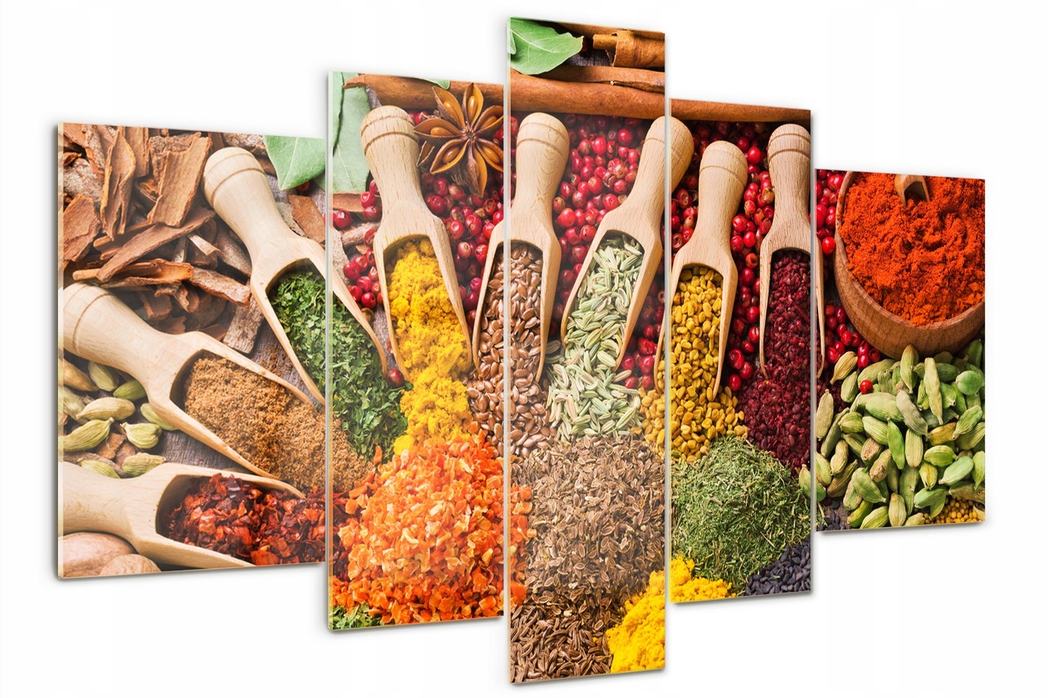 

Obraz szklany tryptyk Kolorowe przyprawy 170x100cm