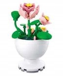 KLOCKI SLUBAN KWIAT LOTOSU W DONICZCE