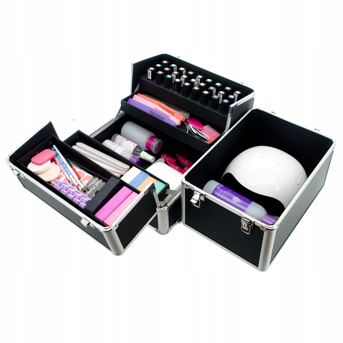 KUFEREK KOSMETYCZNY XL DUŻY NA LAMPĘ LAKIERY Kod producenta duży kuferek kosmetyczny organizer