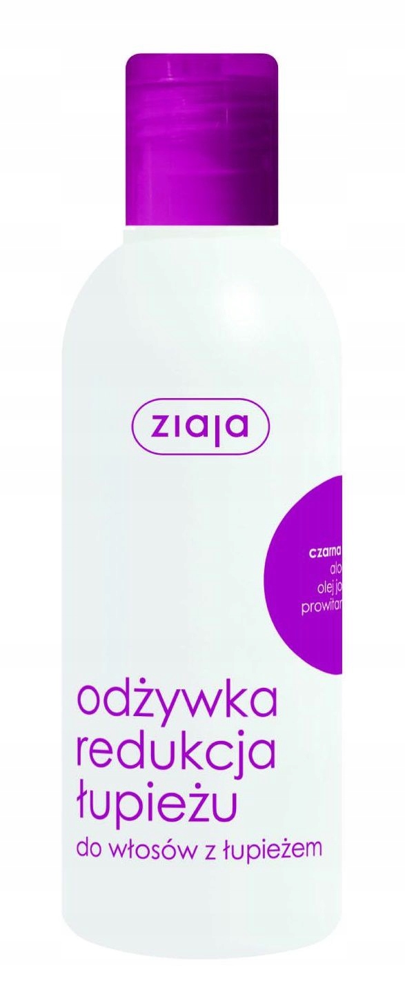 

Ziaja odżywka redukcja łupieżu czarna rzepa