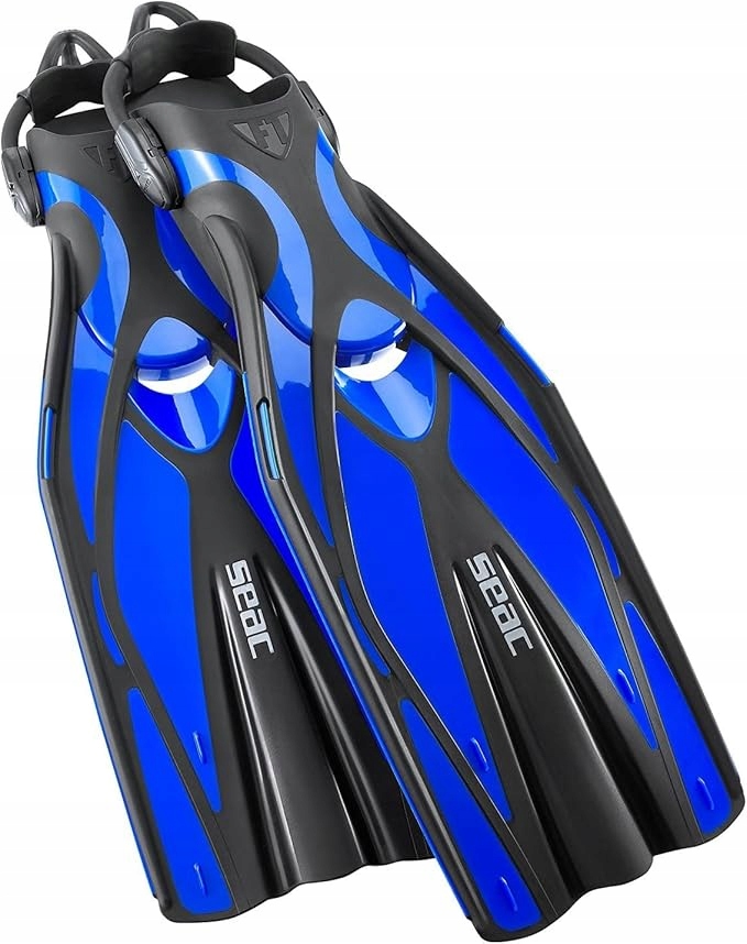 Płetwy nurkowe Seac F1 S Xs–s niebieskie – lekkie, regulowane,Sling Strap