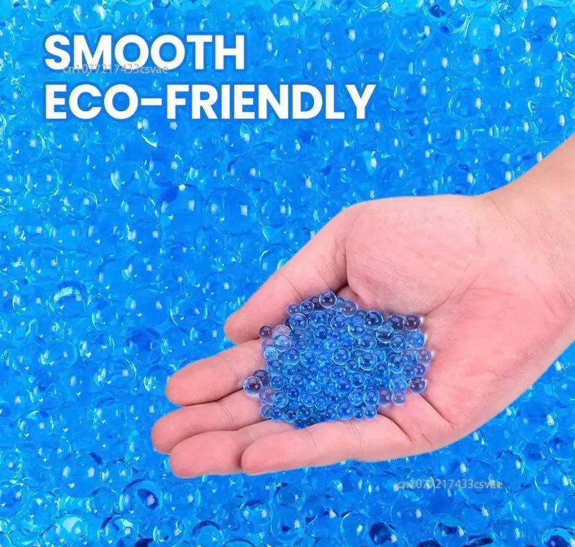 KULKI ŻELOWE WODNE 7-8 MM DO PISTOLETU KARABINU DUŻY ZESTAW 30000 SZT Szerokość produktu 0.8 cm