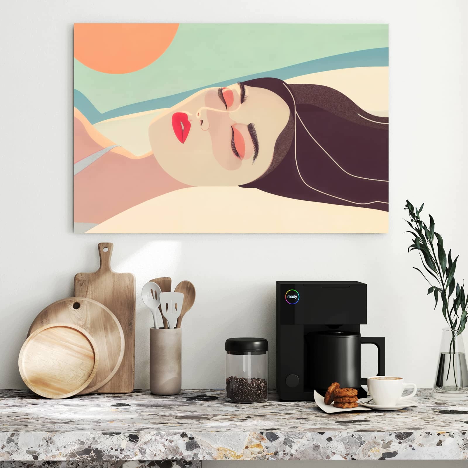 Magnetická tabule Opalování se 90 × 60 cm