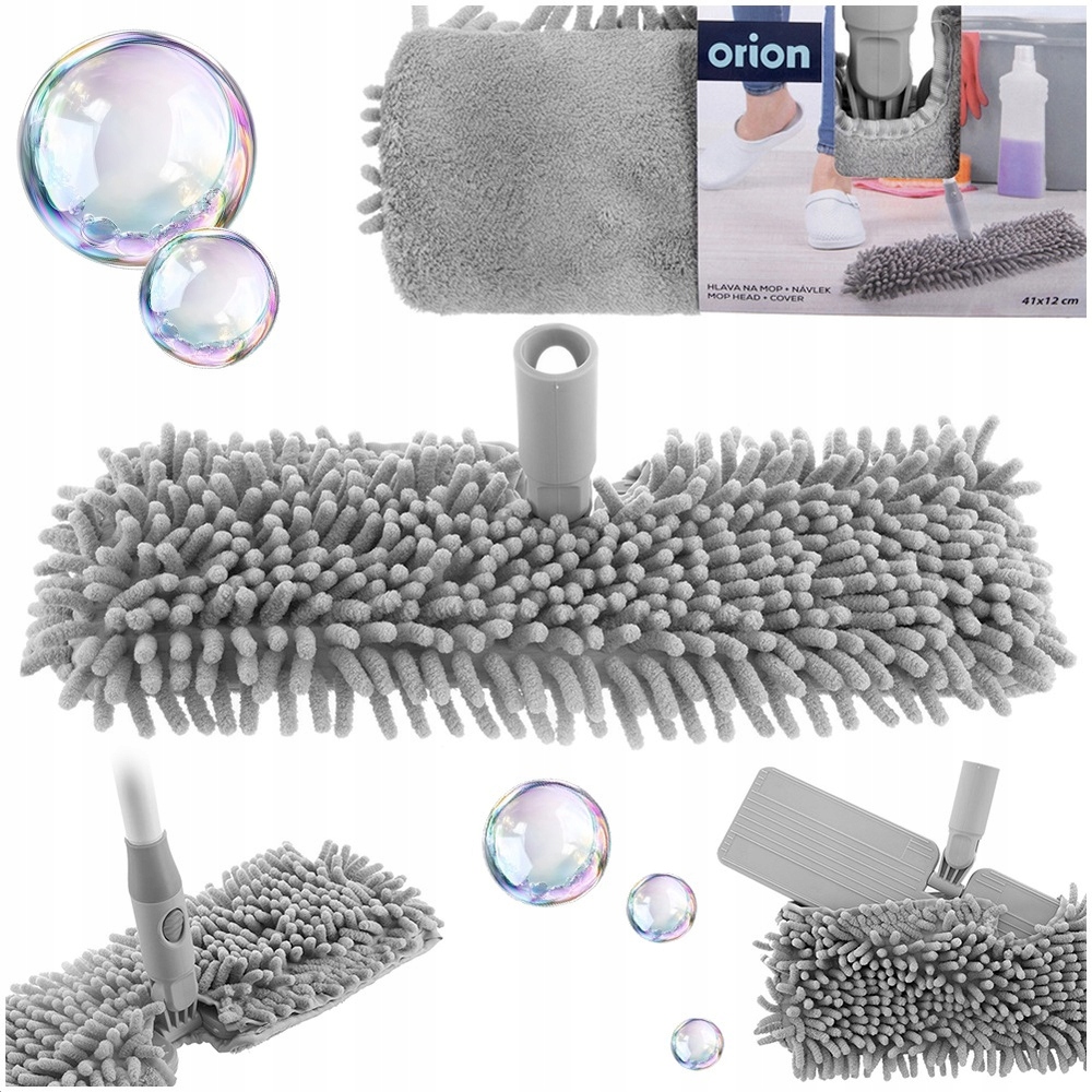 Levně Náhradní vložka pro oboustranný plochý mop Clean System 41x12 cm