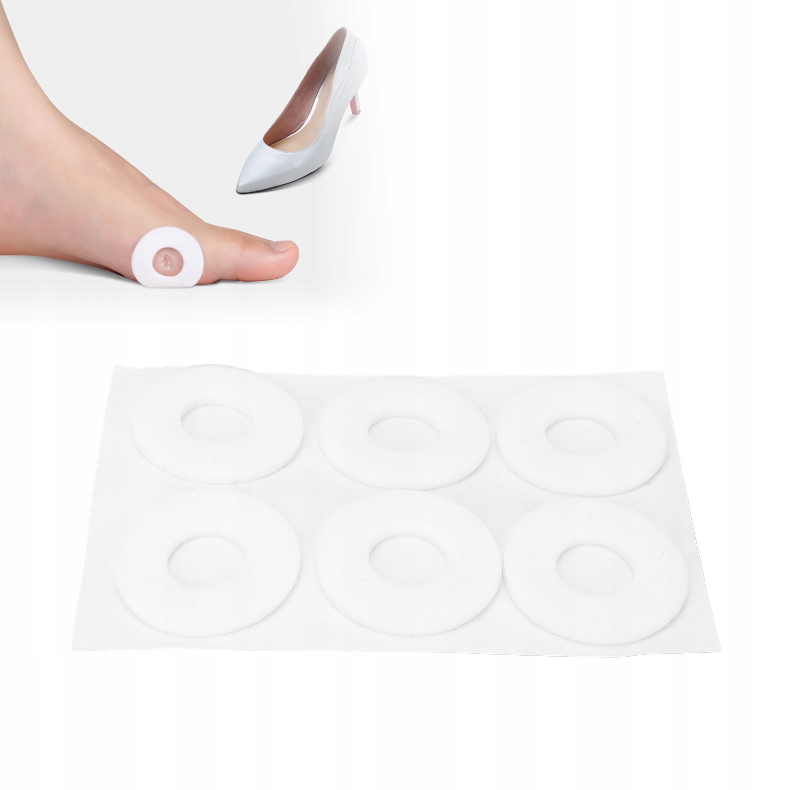 ODCIĄŻENIA FILCOWE OKRĄGŁE MAŁE ROUND RINGS – 6 SZTUK