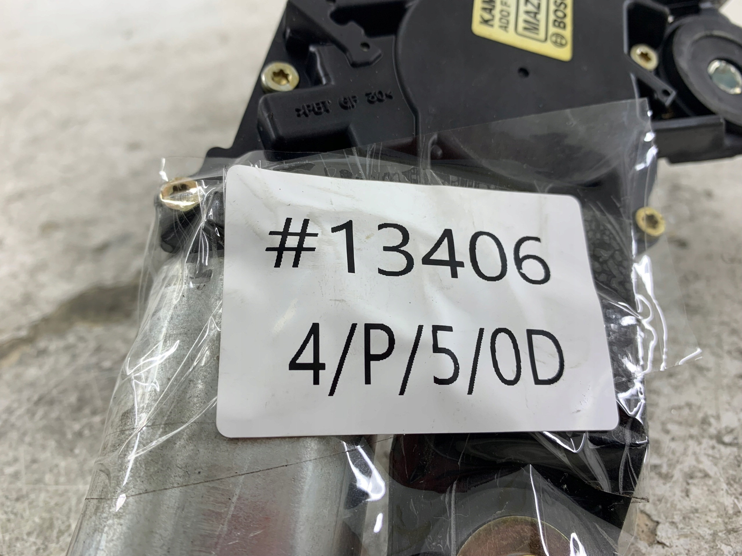 MAZDA 3 BK wiper mechanism rear part BP4K-67450