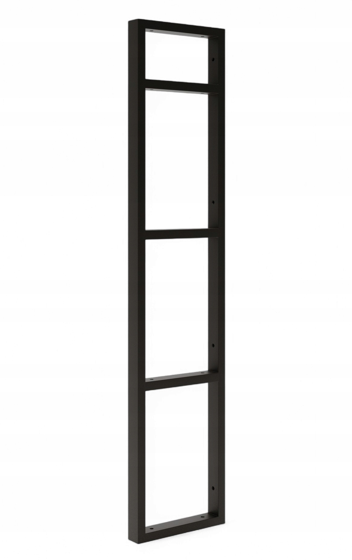 Podstavec pro závěsnou poličku 4-úrovňový Loft 111 cm x 24 cm černý