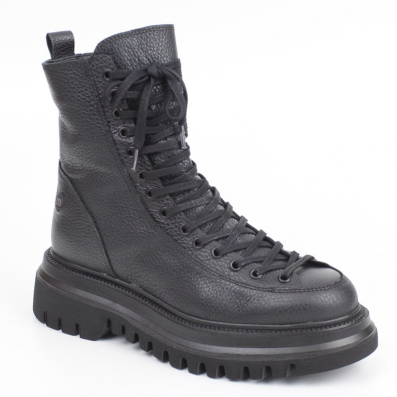 Mammamia Z22-194 Černé Kožené Boty vel. 40