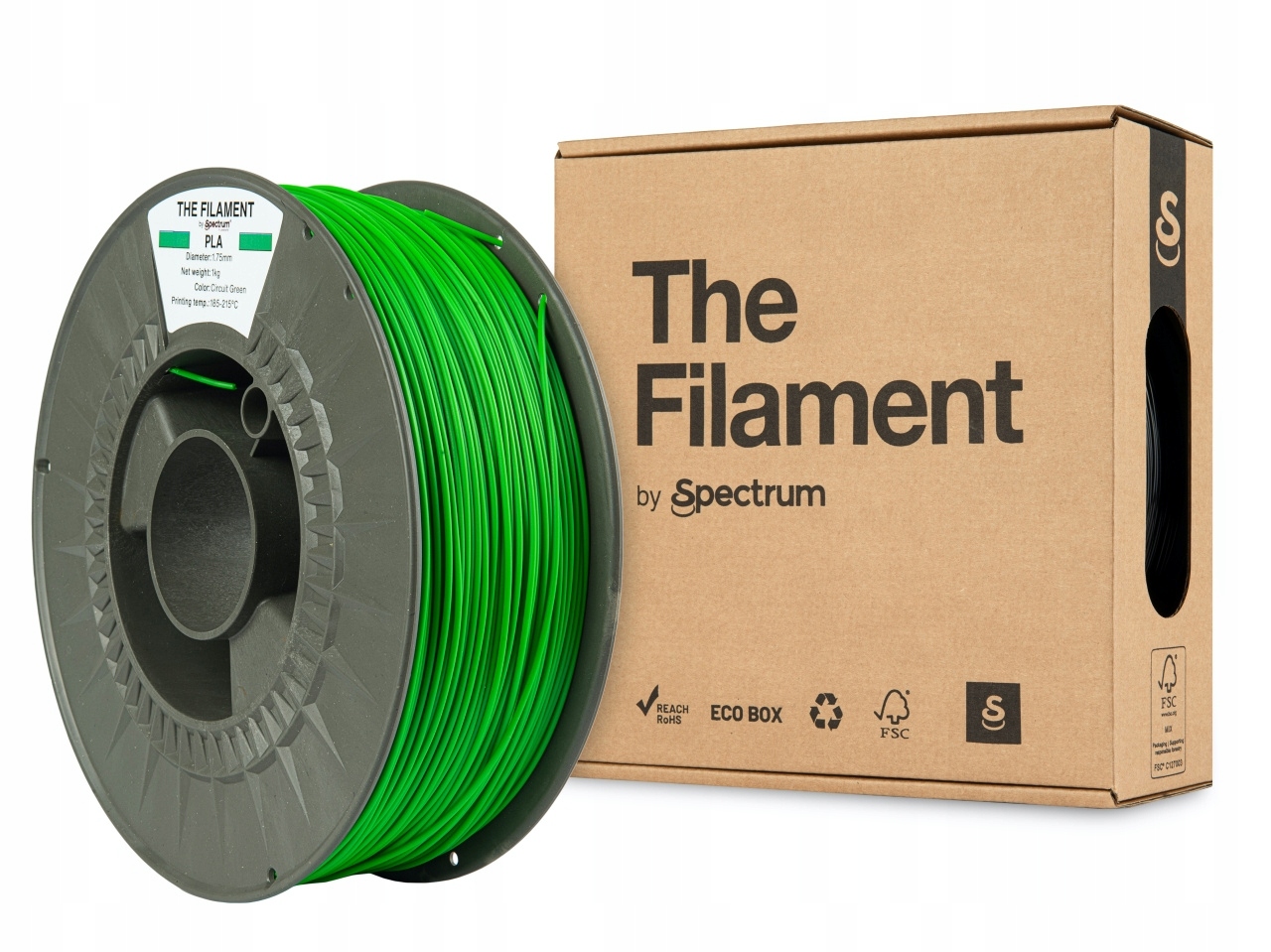 Filament PLA Spectrum Filaments 1,75 mm 1000 g zielony