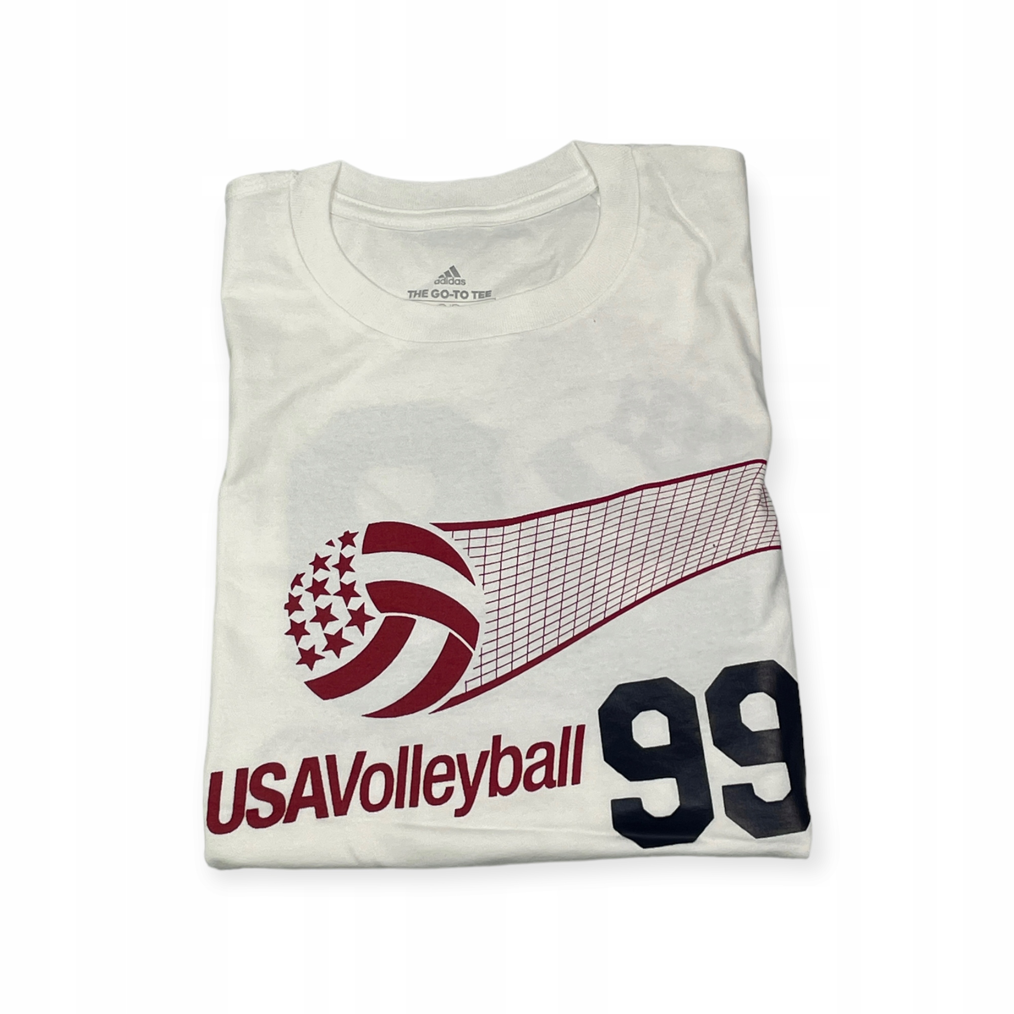 Koszulka męska biała ADIDAS VOLLEYBALL S 99 Rozmiar S