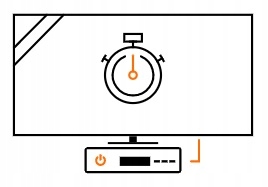 Tuner DVB-T2 HEVC dekoder TV T2-MINI USB 5V Signal Wysokość produktu 1.5 cm