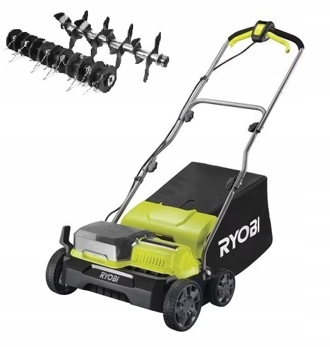 WERTYKULATOR AERATOR AKUMULATOROWY RY18SFX35A-0 + KOSZ + WAŁEK