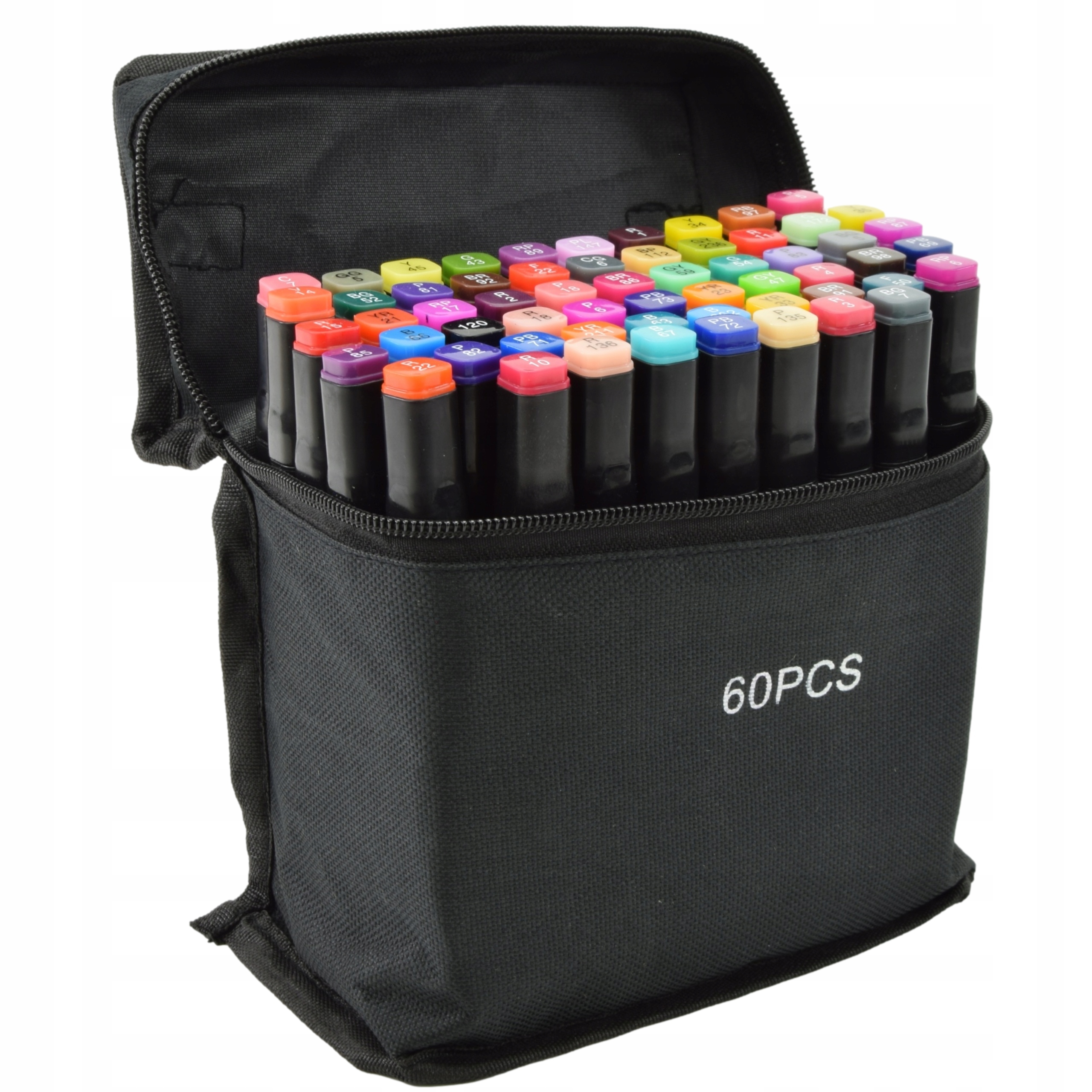 MARKERY DWUSTRONNE ALKOHOLOWE MAZAKI 60szt +gratis Marka inna