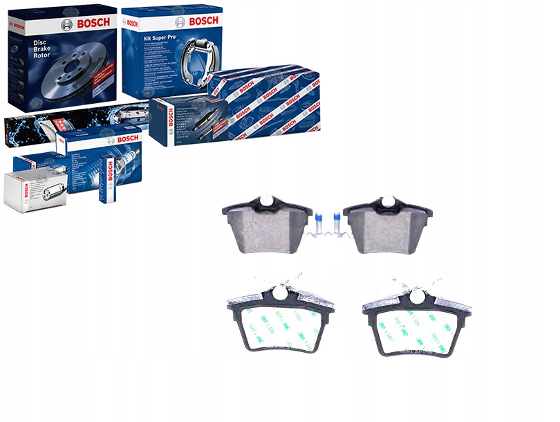 Brzdové Destičky Peugeot Zadní 407 04- Bosch Asistent Kolize #34