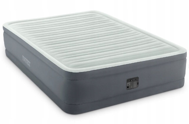 Matrace 203x152x46 cm šedá s pumpou Intex 64906