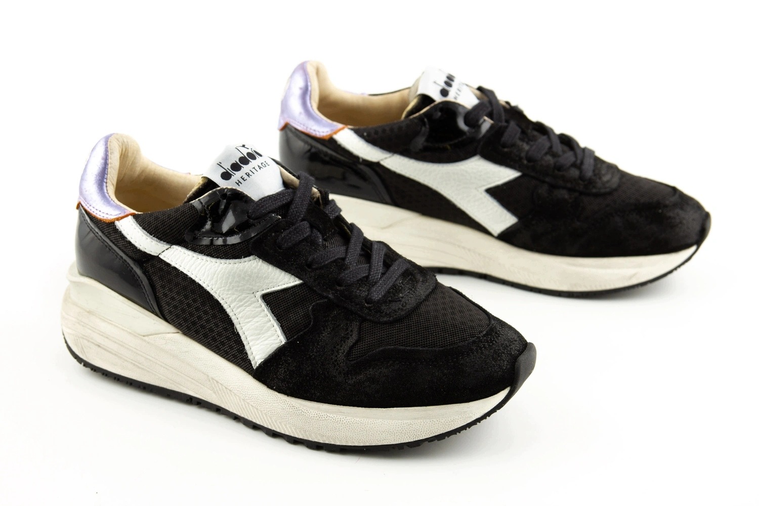 Dámské tenisky Diadora sportovní černé, klasické, vintage vel.