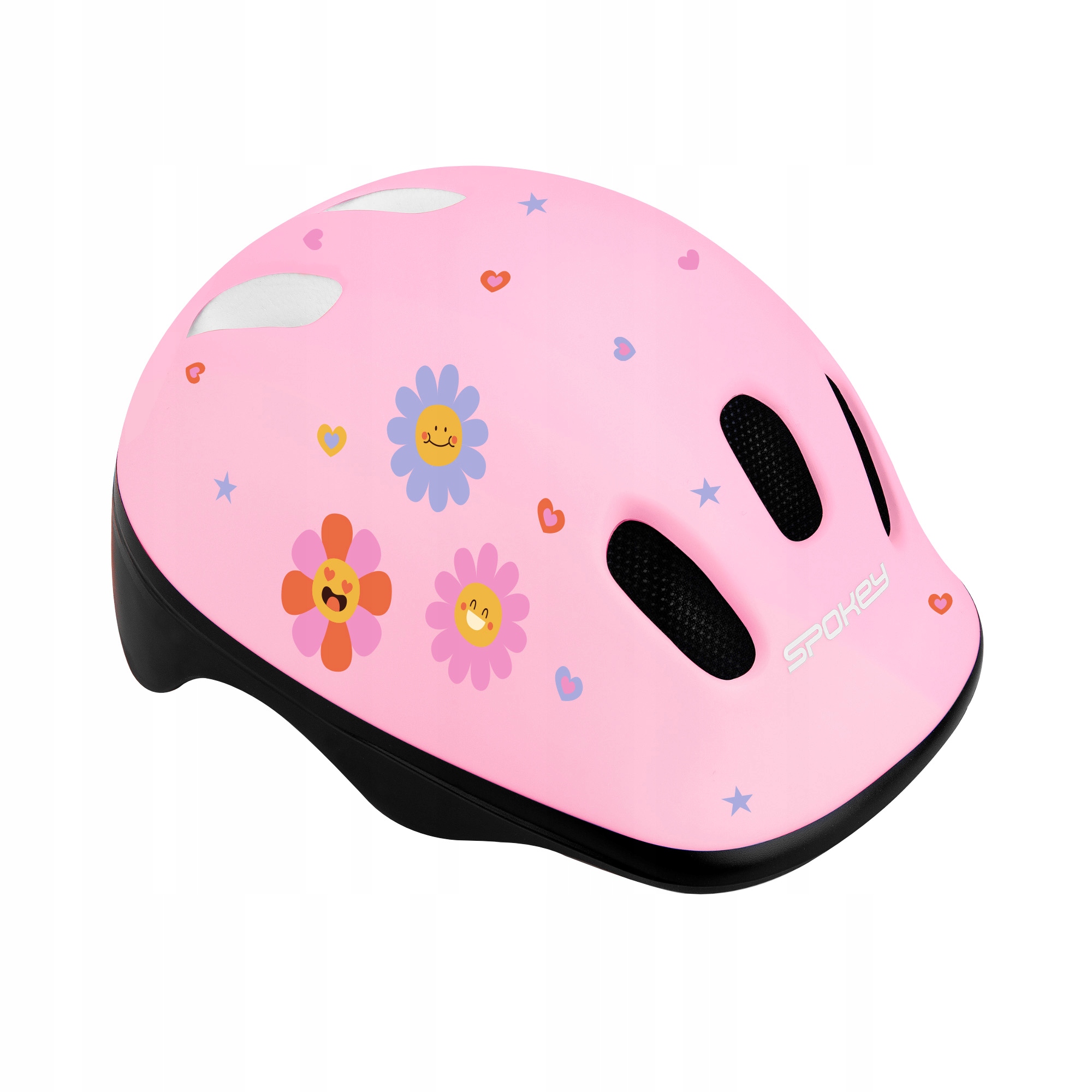 Kask Rowerowy Regulowany Na Rolki Deskorolkę Dla Dziewczynki Wentylowany