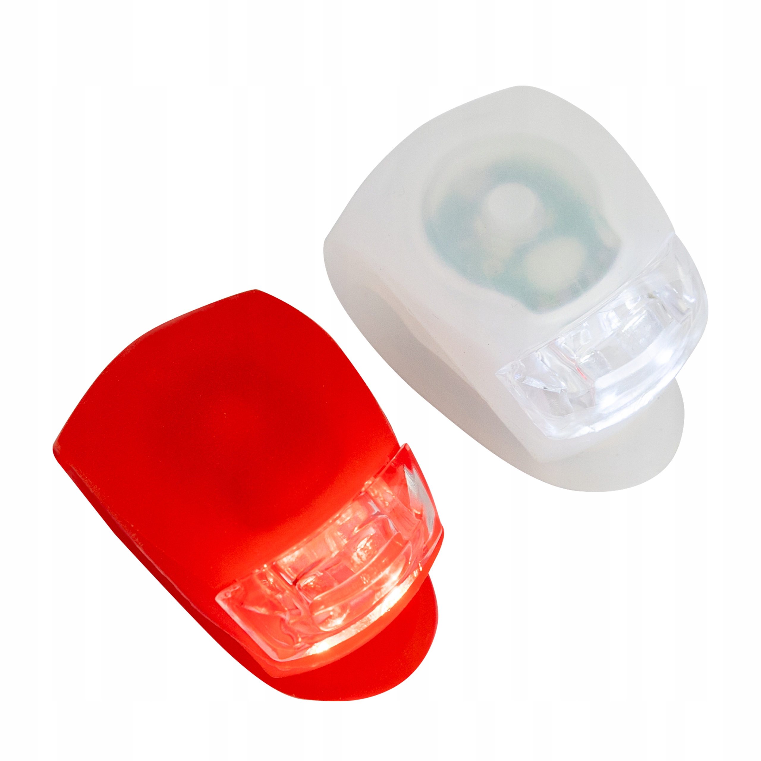 MINI LAMPKA ROWEROWA ŚWIATEŁKA LED PRZÓD TYŁ 3 TRYBY ŚWIECENIA ZESTAW Stan opakowania oryginalne