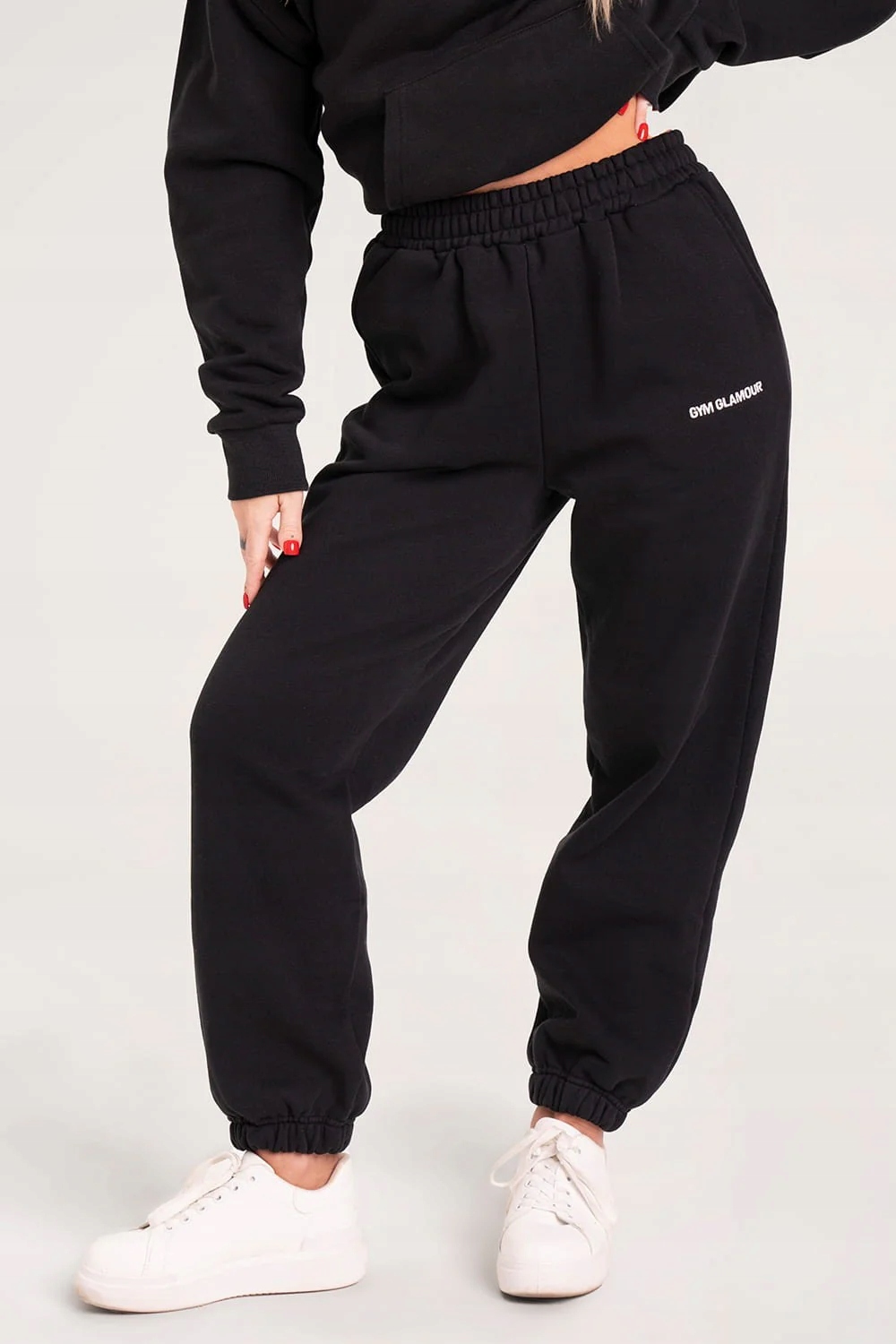Gym Glamour Tepláky black vel. M
