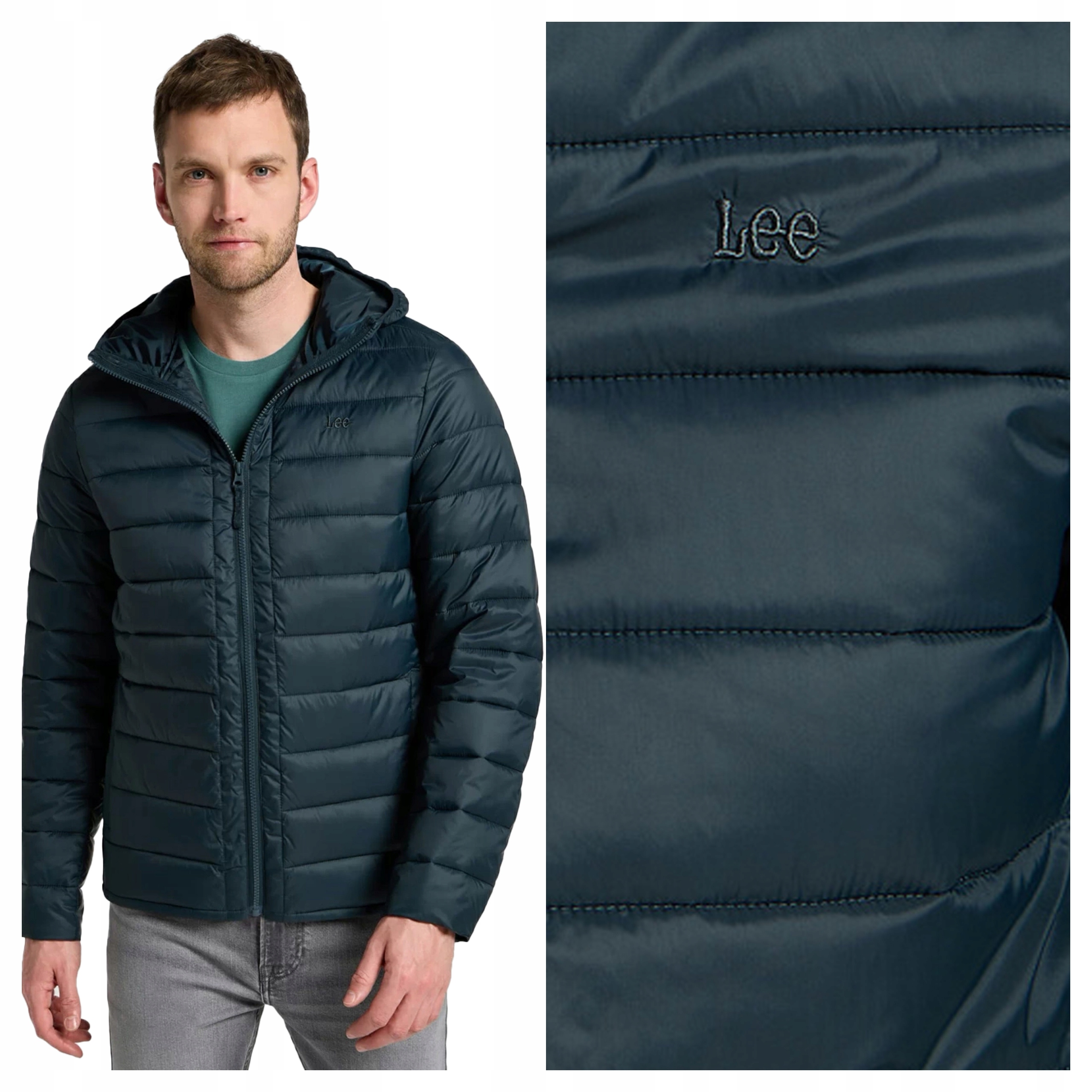 Lee Puffer Jacket S Pánská zimní bunda